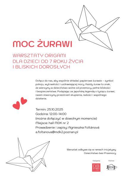 moc żurawi