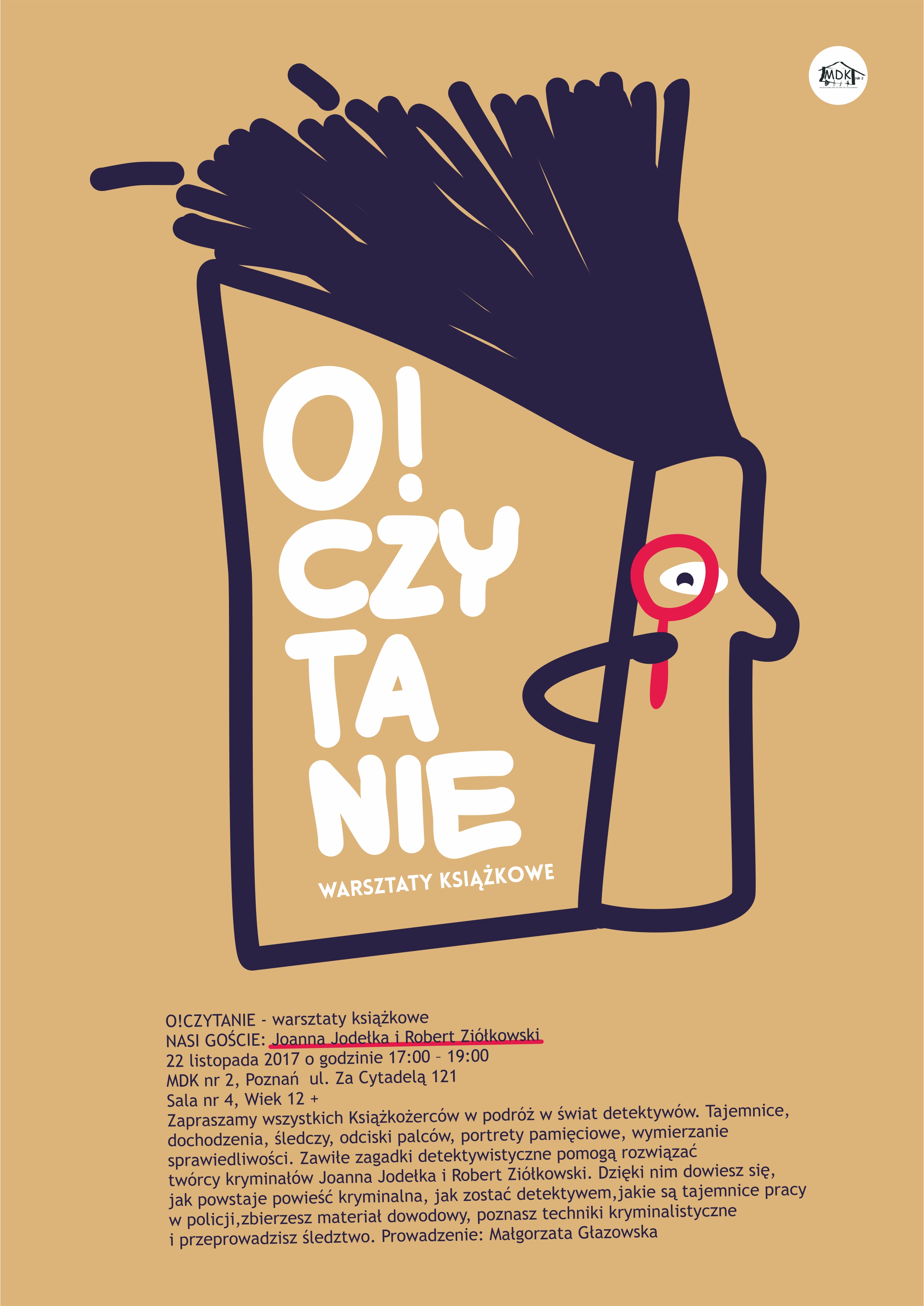oczytanie plakat mdk2 poznan szdlowski