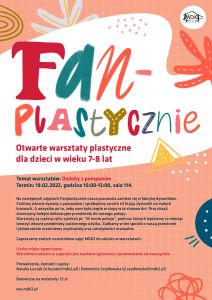 Warsztaty Fan-Plastycznie - plakat