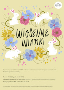 Wiosenne wianki - plakat