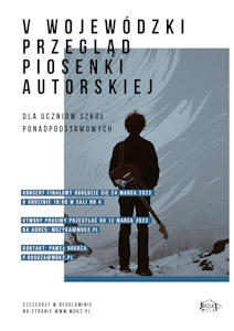 Wojewódzki Przegląd Piosenki Aktorskiej  - plakat