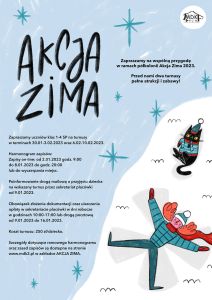FERIE ZIMOWE 2023 - plakat