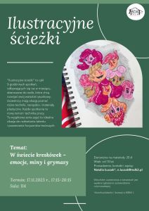 Warsztaty - Ilustracyjne ścieżki - plakat