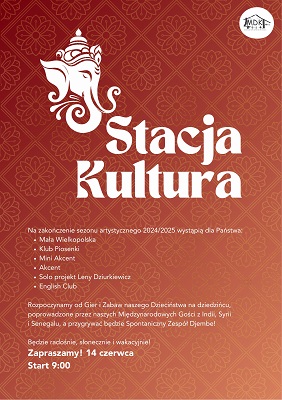 Stacja Kultura - plakat informacyjny
