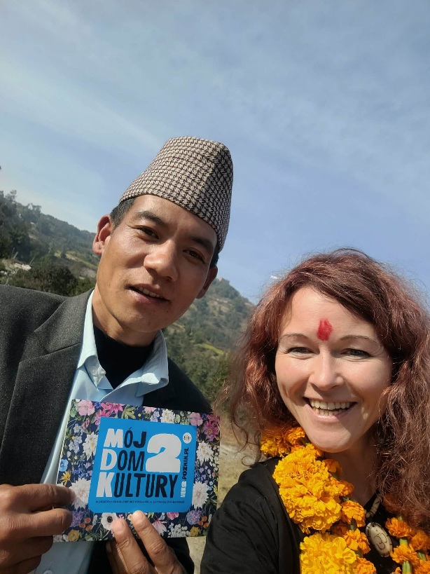Zdjęcie Agnieszki Jankiewicz z Nepalczykiem