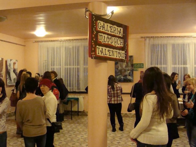 Wernisaż w Galerii Młodych