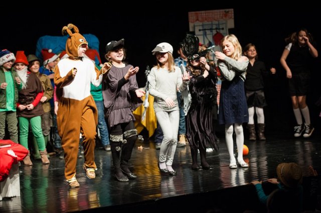 Dziecięcia Scena Prezentacji Teatralnych w Teatrze Animacji 25.02.2013 r. - zdjęcia Krystian Sobkowiak