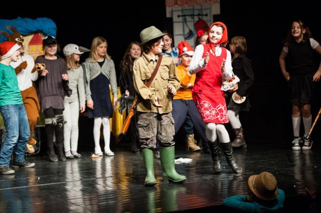 Dziecięcia Scena Prezentacji Teatralnych w Teatrze Animacji 25.02.2013 r. - zdjęcia Krystian Sobkowiak