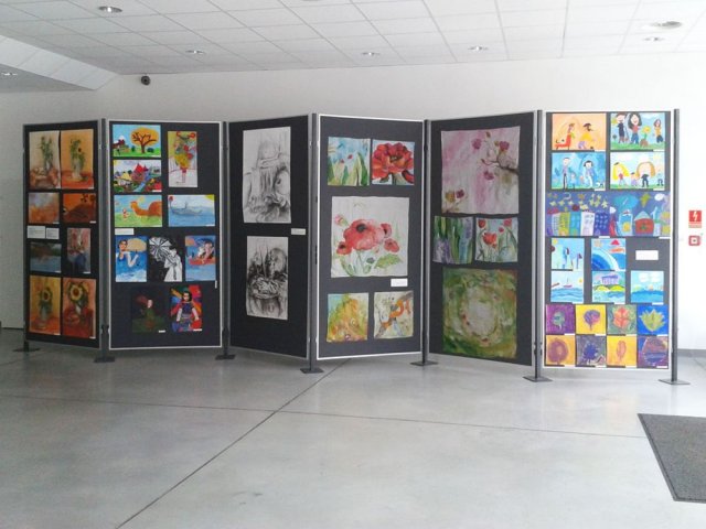 Wystawa prac uczestników pracowni plastycznych MDK nr 2, Hol Sceny Wspólnej - Centrum Sztuki Dziecka i Teatr Łejery, 24.01-07.02.2014 r.