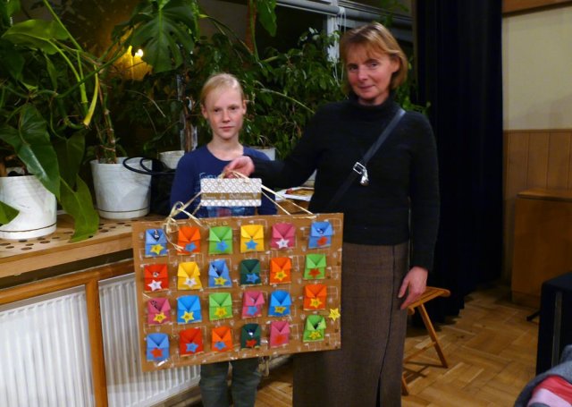 Kalendarze adwentowe - Rodzinne Spotkania ze Sztuką - 25.11.2014 r.