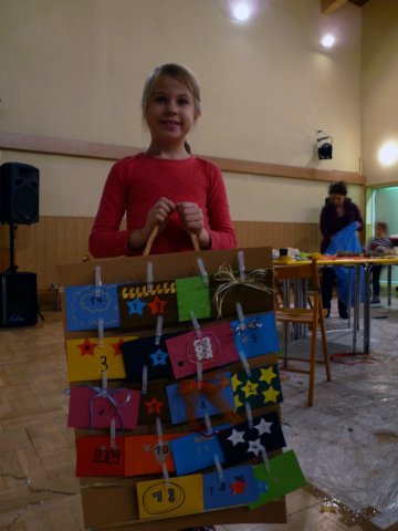 Kalendarze adwentowe - Rodzinne Spotkania ze Sztuką - 25.11.2014 r.