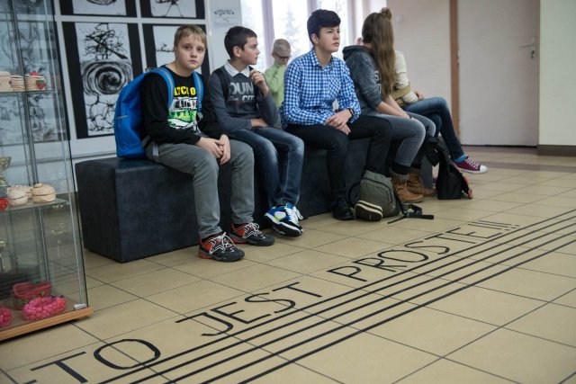 Pisz muzykę, to proste! - warsztaty kompozytorskie, spotkanie, dyskusje Prowadzący: Łukasz Urbaniak, Marek Raczyński, Bartosz Michałowski Organizatorzy: Stowarzyszenie Miłośników Sztuki Vis Artis, Młodzieżowy Dom Kultury nr 2 Autor zdjęć: Bartosz Sei