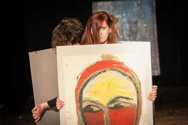 Spektakl Projektu Teatralnego pt.: &quot;Wystawa&quot;  fotograf - Krystian Sobkowiak