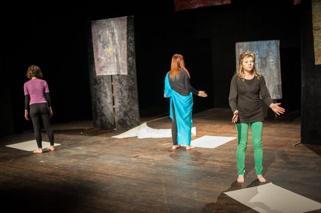 Spektakl Projektu Teatralnego pt.: &quot;Wystawa&quot;  fotograf - Krystian Sobkowiak