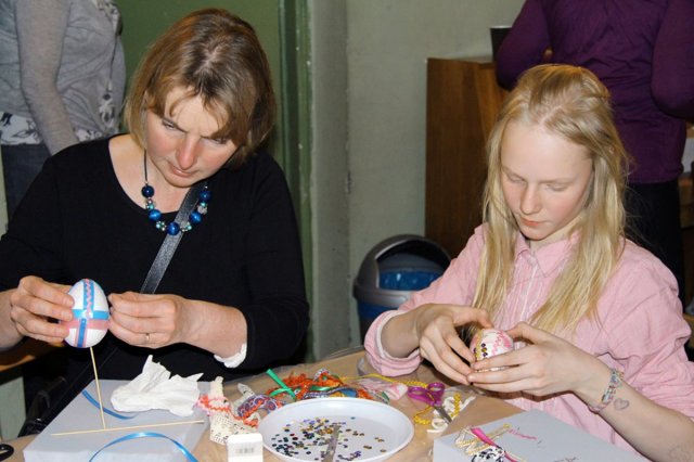 Rodzinne Spotkania ze Sztuką, Wokół Wielkanocnego Jajka, 25.03.2015 r., MDK nr 2