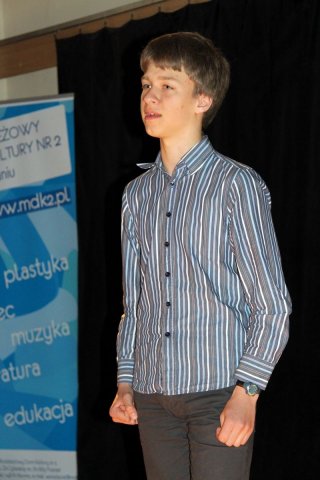 Finał XXX Wojewódzkiego Konkursu Recytatorskiego Szkół Podstawowych i Gimnazjów, 17 kwietnia 2015 r., organizator: MDK2 (Joanna Konieczna)