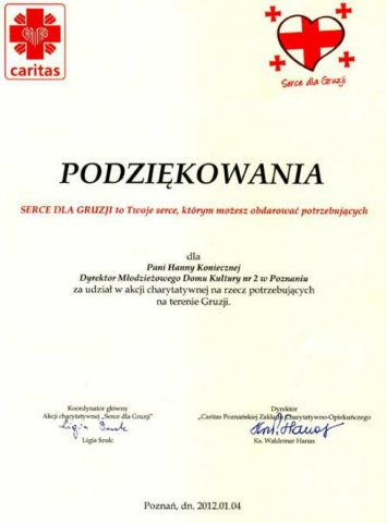 Serce dla Gruzji - grudzień 2011
