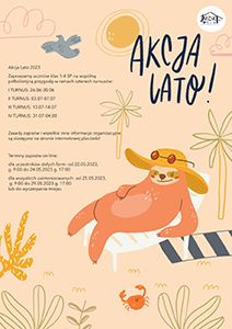 Warsztaty w okresie letnim w MDK nr 2 - oferta dodatkowa - plakat